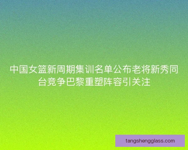 中国女篮新周期集训名单公布老将新秀同台竞争巴黎重塑阵容引关注